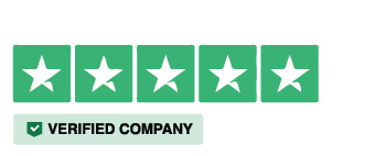 Image of Trustpilot Five Stars Rating White Text
